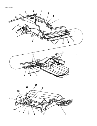 1984 Chrysler New Yorker Fuel Line Diagram 2 - Thumbnail