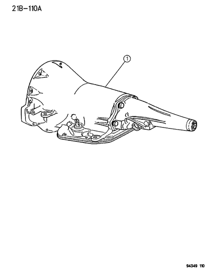 1994 Dodge Ram Wagon Automatic Transmission Assembly Diagram 2 - Thumbnail