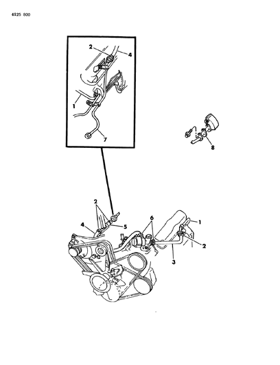 1984 Chrysler New Yorker Air Pump Tubing Diagram 3 - Thumbnail