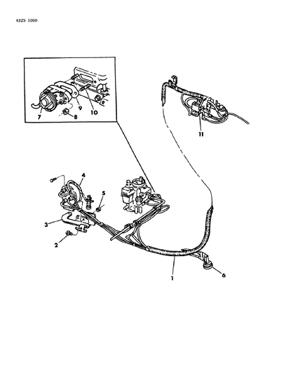 1984 Dodge Ram Wagon EGR System Diagram 1 - Thumbnail