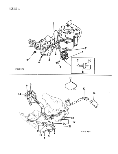 1985 Dodge Caravan Valve Assembly, Thermo Diagram for MD025263