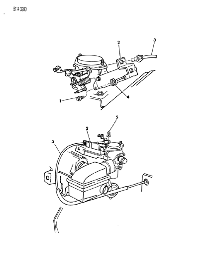 1985 Dodge Omni Throttle Control Diagram 2 - Thumbnail