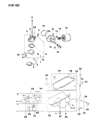 1986 Jeep Comanche Engine Oiling Diagram 3 - Thumbnail