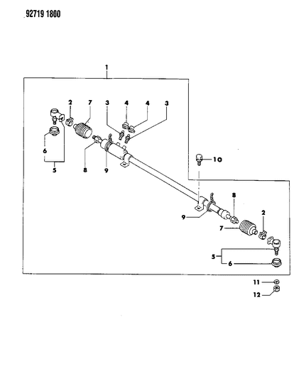 1994 Dodge Stealth Gear - Power Steering Diagram 2 - Thumbnail