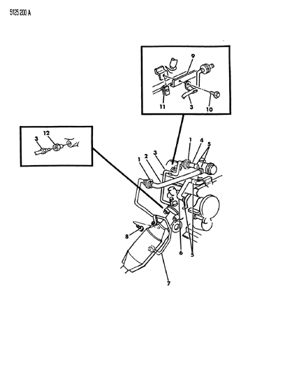 1985 Dodge Omni Air Pump Tubing Diagram 1 - Thumbnail