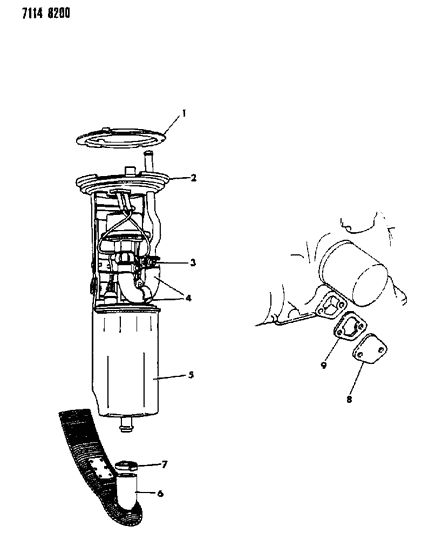 1987 Dodge Aries Fuel Pump Diagram 4 - Thumbnail