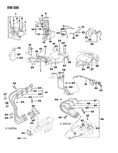 1989 Dodge Colt Grommet , (Screw 5) Diagram for MS480011