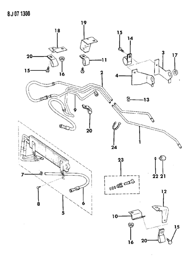1990 Jeep Comanche Oil Cooler Lines Diagram
