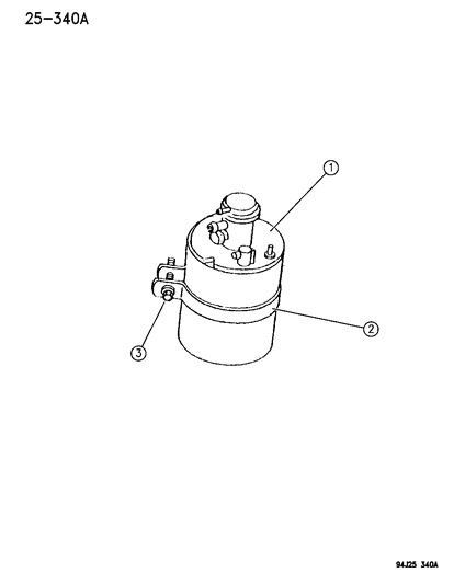 1996 Jeep Cherokee Vacuum Canister Diagram 2 - Thumbnail
