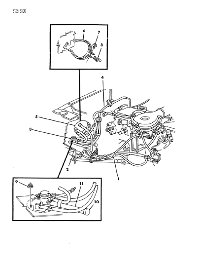 1985 Chrysler Executive Limousine Vapor Canister Diagram 5 - Thumbnail
