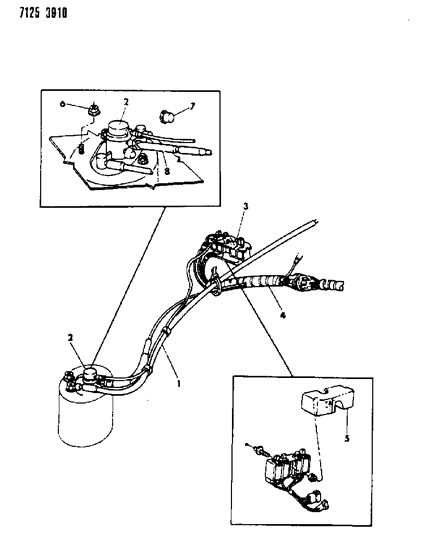 1987 Dodge Shadow Vapor Canister Diagram 4 - Thumbnail