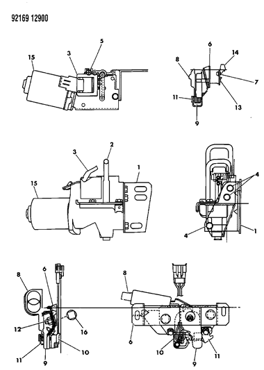 1992 Chrysler Imperial Deck Lid Power Pull Down Diagram