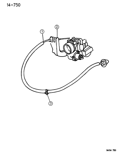 1995 Chrysler Cirrus Throttle Control Diagram 4 - Thumbnail