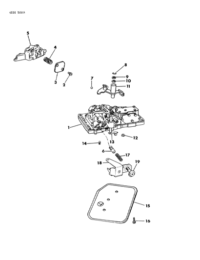 1984 Dodge Rampage Valve Body Diagram 2 - Thumbnail