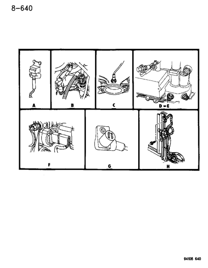 1994 Dodge Caravan Sensors Diagram