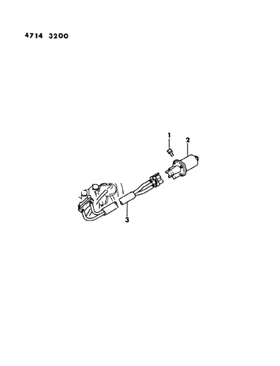 1984 Dodge Colt High Altitude System Diagram 1 - Thumbnail