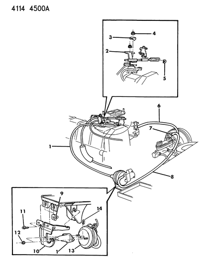 1984 Chrysler New Yorker Speed Control Diagram 1 - Thumbnail