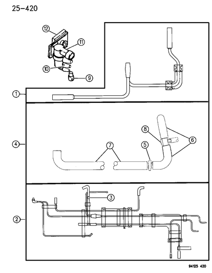1994 Dodge Spirit Solenoid, Duty Cycle Purge Diagram for 4669488