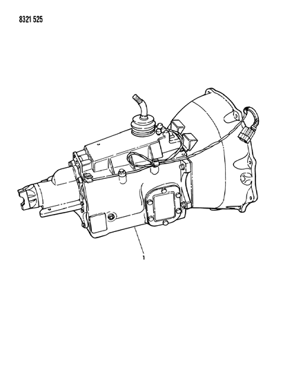 1989 Dodge D150 Transmission Diagram 2 - Thumbnail
