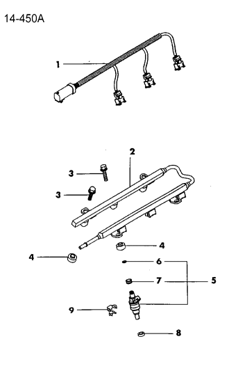 1996 Chrysler Cirrus Fuel Rail Diagram 2 - Thumbnail