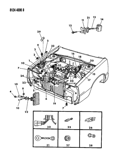 1988 Chrysler New Yorker Base Model Plumbing - A/C & Heater Diagram 2 - Thumbnail