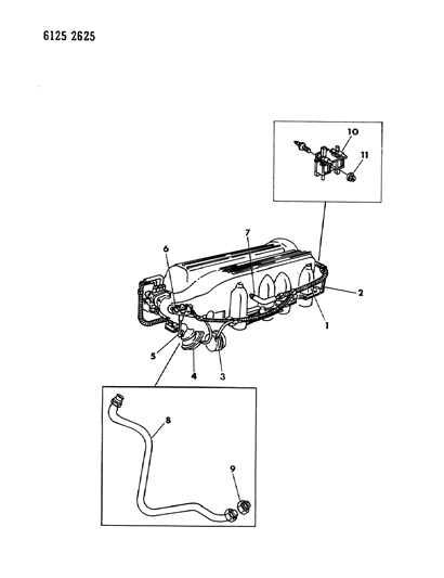 1986 Dodge Omni EGR System Diagram 4 - Thumbnail