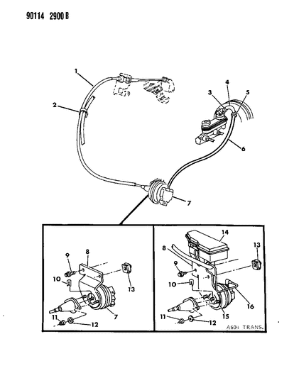 1990 Chrysler New Yorker Base Model Speed Control Diagram 1 - Thumbnail