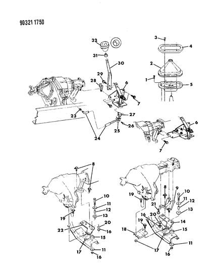 1993 Dodge W150 Screw Oval Head .19-16X.75 Diagram for 152438