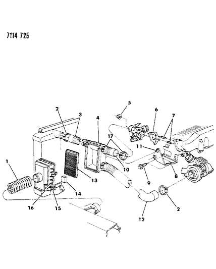 1987 Dodge Omni Air Cleaner Diagram 8 - Thumbnail