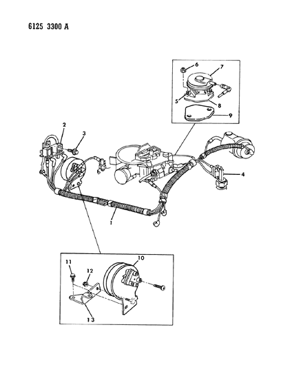 1986 Chrysler LeBaron Base EGR System Diagram 7 - Thumbnail