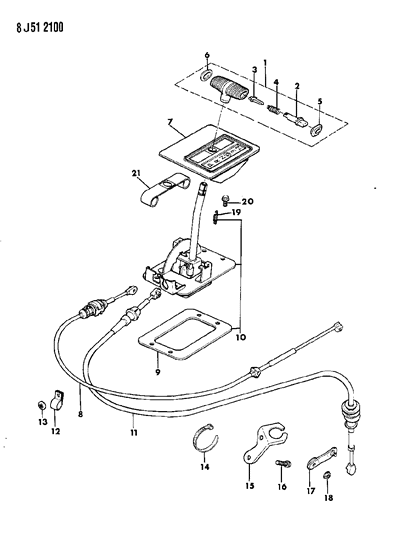 1987 Jeep Wagoneer Bolt, M8X1.25X18 Diagram for 11502605