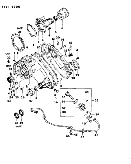 1986 Dodge Ram 50 Case & Miscellaneous Parts Diagram 2 - Thumbnail