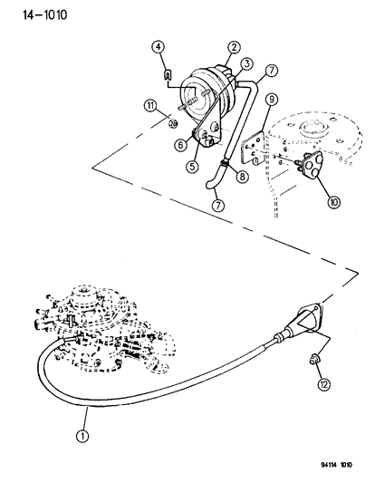1994 Dodge Shadow Speed Control Diagram 1 - Thumbnail