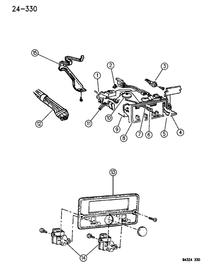 1995 Dodge Ram Van Connector Vacuum Hose .12X.25 Straight Diagram for 33003694