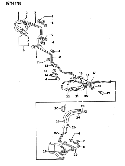 1993 Dodge Ram 50 Fuel Lines Diagram 3 - Thumbnail