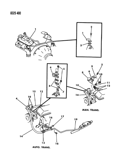 1988 Dodge Ram Wagon Air Pump Tubing Diagram 2 - Thumbnail