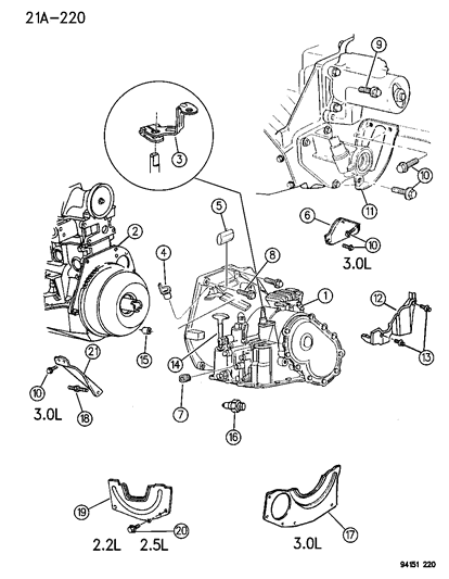 1994 Dodge Caravan Indicator, Transmission Fluid (O-Ring, 18.6Mm O.D.) Diagram for 4567532