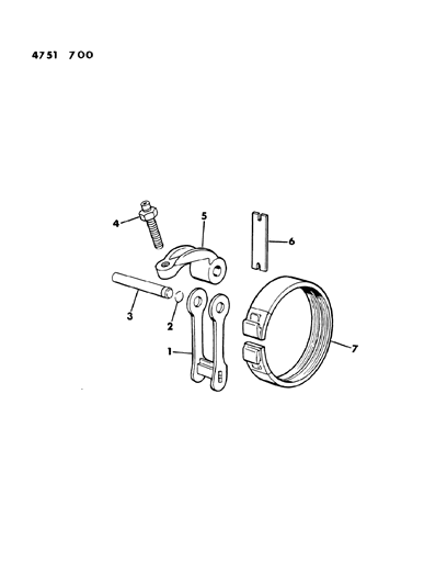 1984 Dodge Ram 50 "o" Ring, Gear Housing Portion (also Serviced In 3879919) Diagram for 6030657
