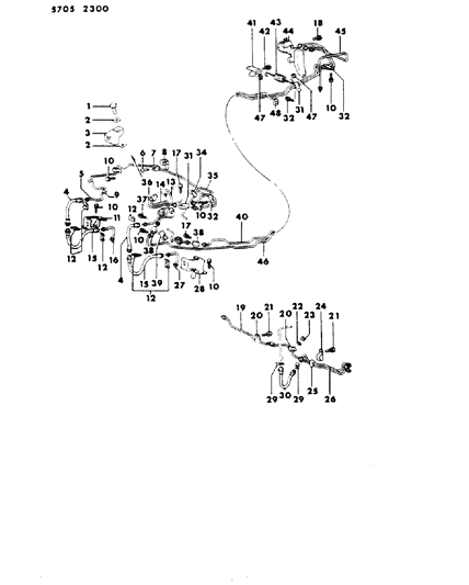 1986 Dodge Ram 50 Screw, Fuel Vapor Control Line (6 X 12) Diagram for MF453045