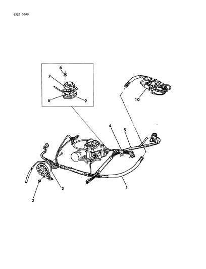 1984 Dodge Ram Wagon EGR System Diagram 9 - Thumbnail