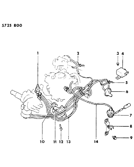 1986 Dodge Colt EGR System Diagram 2 - Thumbnail