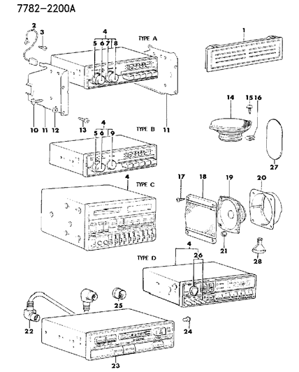 1988 Dodge Ram 50 Screw, Tapping (5X16) Diagram for MF455033