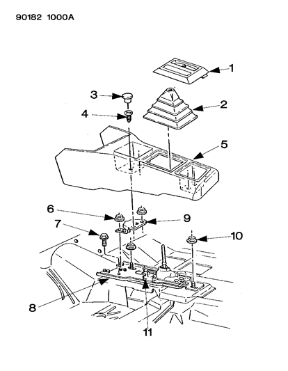1990 Dodge Shadow Consulate Diagram