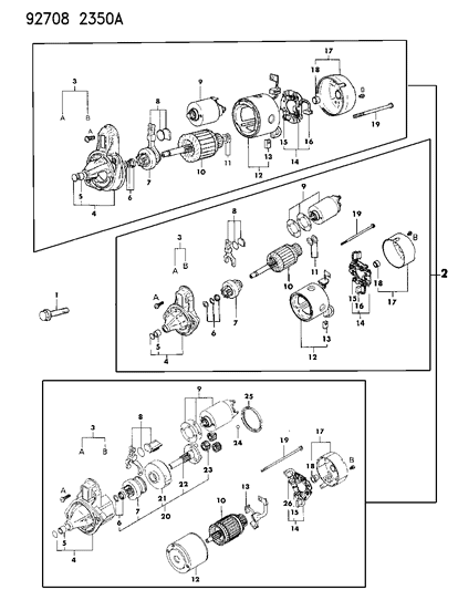 1993 Dodge Colt Solenoid Diagram for MD618581