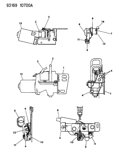 1993 Chrysler New Yorker Striker Diagram for 4378284