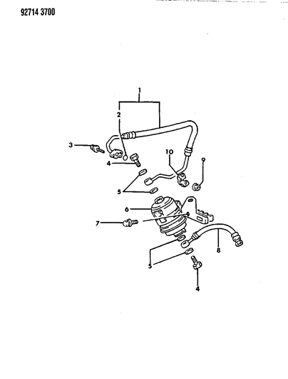 1993 Dodge Ram 50 Fuel Filter Diagram 1 - Thumbnail