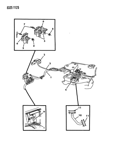 1989 Dodge Dakota EGR System Diagram 1 - Thumbnail