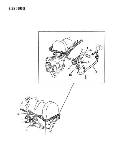1986 Dodge Omni EGR System Diagram 3 - Thumbnail