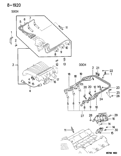 1996 Dodge Stealth Power Transistor Diagram for MD164475