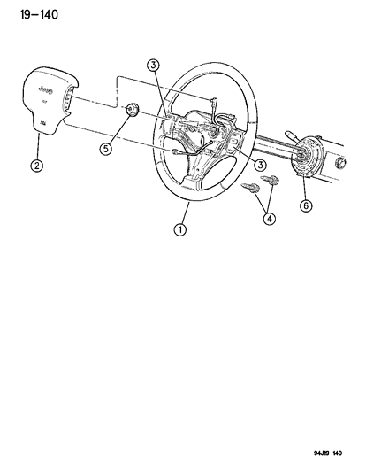 1996 Jeep Grand Cherokee Cover Diagram for 4856623